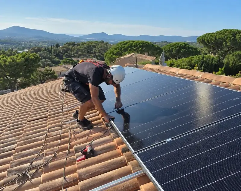 Installateur panneaux solaires Saint-Bauzille-de-Montmel — pose photovoltaïque sur toiture