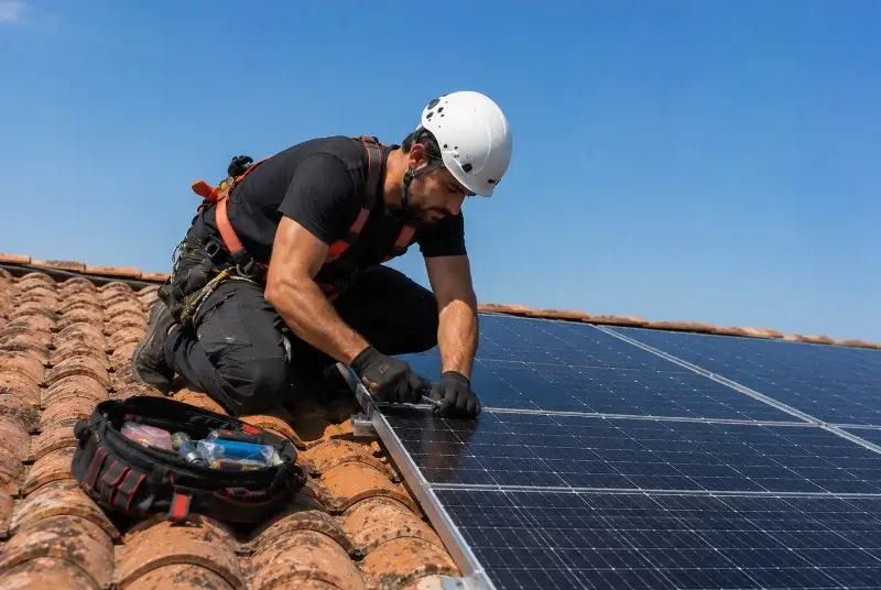 Maintenance et monitoring de panneaux solaires à Saint-Bauzille-de-Montmel